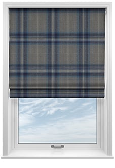 Grampian, Border - Twist&Fit Roman Blind
